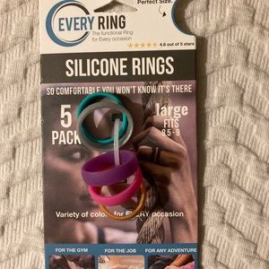 Every Ring silicone ring 5-pack